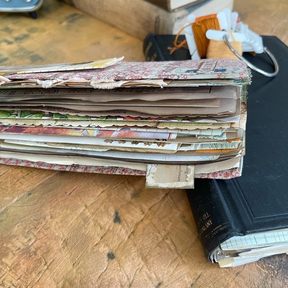 Tall Slim Junk Journal handmade distressed - Picture 7 of 10